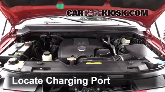 2009 Nissan Armada SE 5.6L V8 FlexFuel Air Conditioner Recharge Freon